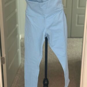 ALO Yoga Light Blue Capris